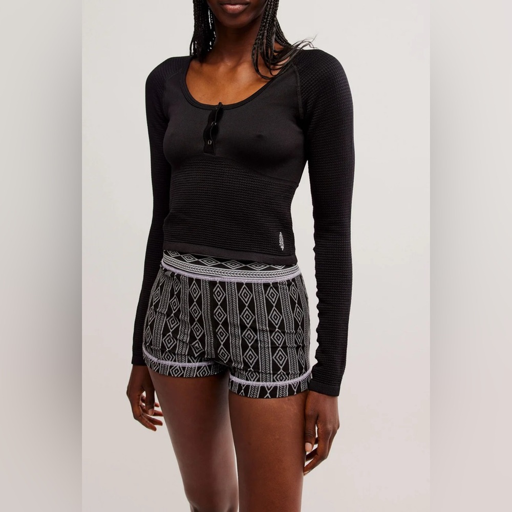 Free People Bail Out Long Sleeve Layer - Picture 3 of 8